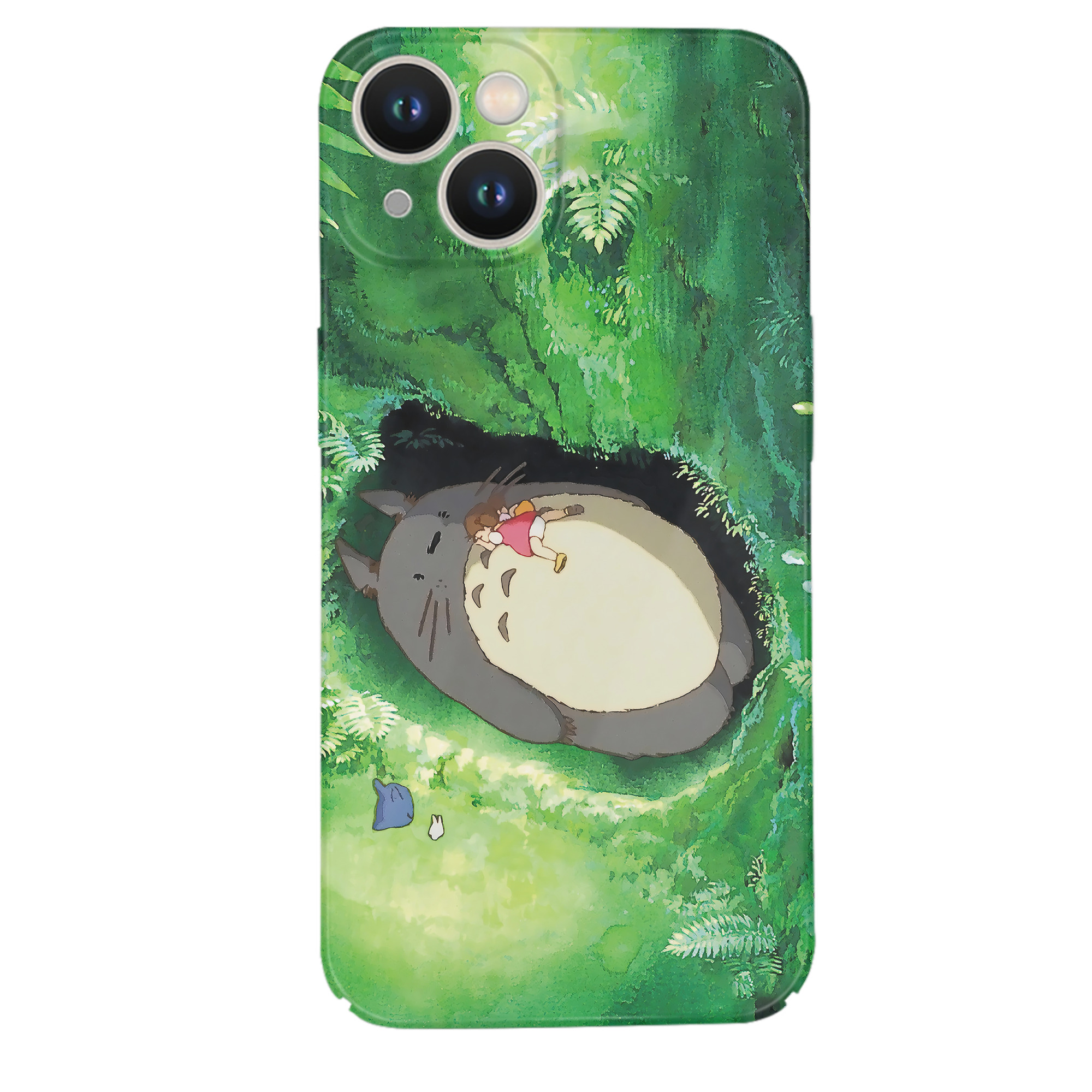 （画像用） となりのトトロ 草壁メイ 草壁サツキ My Neighbor Totoro Satsuki Kusakabe Mei Kusakabe 【iPhone 14シリーズ対応】ハードケース